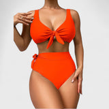 Alessia - Bikini a vita alta con effetto snellente sull'addome e sulle gambe