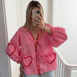 Irissa - Heart Blouse