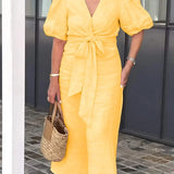 Natasha - Elegant V-Neck Dress