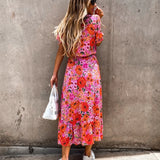 Alaina - Elegant Floral Dress