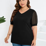 Lumiera - Elegant Puff-Sleeve Top