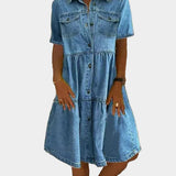 Vestito jeans bohemien