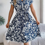 Junie - Floral Printed Dress