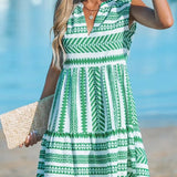 Katrina - Geometric Summer Dress