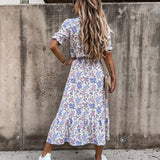 Alaina - Elegant Floral Dress