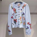 Sahara | Elegante cardigan con fiori