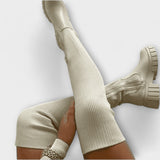 Lureva – Stivali Overknee con Suola Spessa