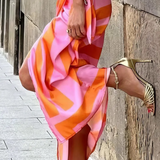 Elvina - Printed Wrap Dress