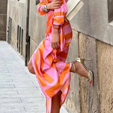 Elvina - Printed Wrap Dress