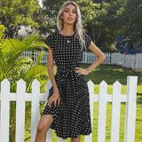 Beth - Polka Bloom Dress