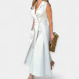 Abito Midi con Collo