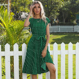 Beth - Polka Bloom Dress