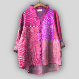 Blusa di Lino Fucsia Palette