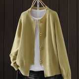 ELARA | CARDIGAN CON BOTTONI PERLA