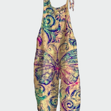 Salopette retrò con stampa di farfalla – Comfort e stile per ogni occasione