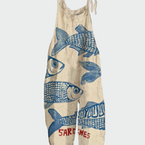 Tuta intera floreale rétro