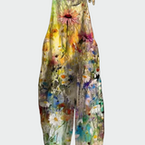 Tuta intera floreale retrò