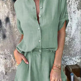 NOA - Two-Piece Linen Blend Set