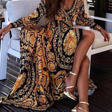 Faye - Boho Printed Dress