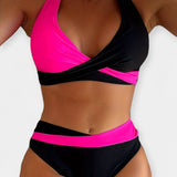 Bikini con Collo Incrociato