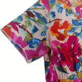 Serenelle - Radiant Floral Wrap Dress