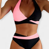 Bikini con Collo Incrociato