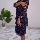 Tilly - Polka Dot Layered Dress