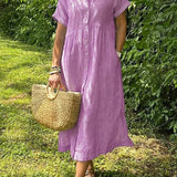 Frankie | Striped Shirt Dress with Pockets