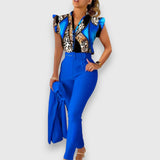 Set di Due Pezzi con moderno design leopardato