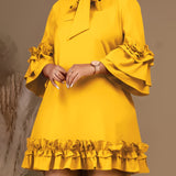 Fritzi - Bold Ruffled Dress