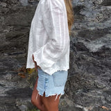 Miralyn - Button-Up Polo Shirt