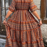 Joraine - Ethnic Flowy Dress