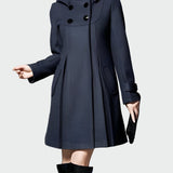 Cappotto con Cappuccio e Collo