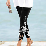 Lyrish - Floral Accent Leggings