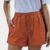 Shorts con Cintura Regolabile