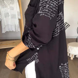 Zoey - Handwritten Button-Up Shirt