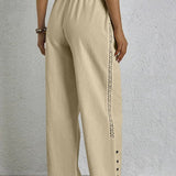 Celena - Effortless Buttoned Pants