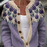 Keysha | Gilet con motivo floreale