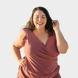 Costume da bagno con Volant e Supporto per il Seno