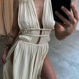 Zolla - Textured Slit Dress