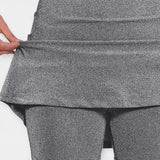 Pantaloni Corti alti con Gonna