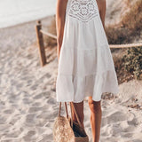 Yana - Crochet Accent Summer Dress