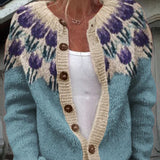 Keysha | Gilet con motivo floreale