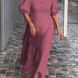 Juliana - Elegant Puff-Sleeve Dress