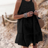 Yana - Crochet Accent Summer Dress