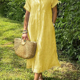 Frankie | Striped Shirt Dress with Pockets