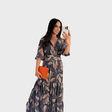 Abito Floreale con Comfort