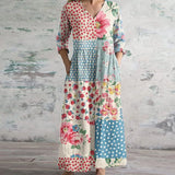 Olivia - Graceful Retro Maxi Dress