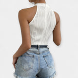 Body intero con arricciatura regolabile