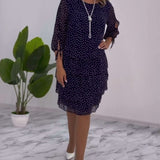 Tilly - Polka Dot Layered Dress